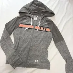 PINK Victoria's Secret パーカー グレー ピンク スポーツのサムネイル
