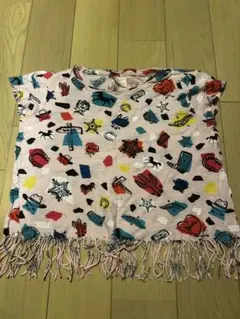 Zara Girls カラフルTシャツ サイズ7 ザラガールズ　120 フリル