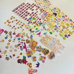 【当時物・希少レア】 平成レトロ シール　平成女児　大人気　ぷっくり　まとめ売り