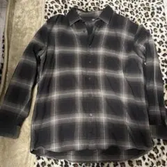 ユニクロ　ネルシャツ　XLサイズ
