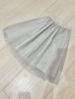 INGNI チュール フレアスカート グレー Mのサムネイル