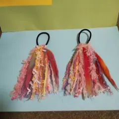 エクステヘアゴム2本セット(1点物)