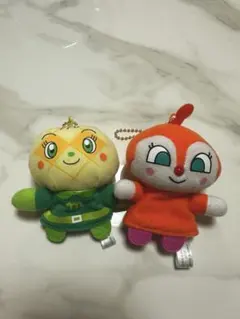 アンパンマン ふわふわゆび人形 ドキンちゃん メロンパンナちゃん　指人形