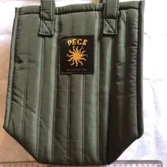 またまたお値下げしました。PECK キルティングエコバッグ オリーブグリーン