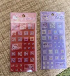 【新品】サンリオ タイルシール 2点セット （ハローキティ・クロミ）