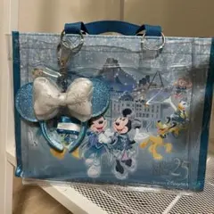 ディズニーシー 25周年 ミニスナックケース おてふきキャリー おまけ