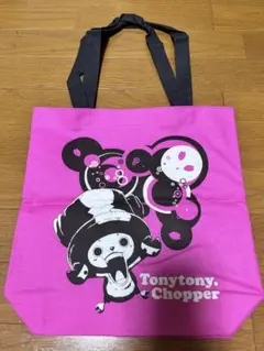 ONE PIECE チョッパー トートバッグ 缶バッジ付き