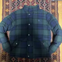 定価9.3万　ポロ ラルフローレン ブラックウォッチ ダウン ジャケット