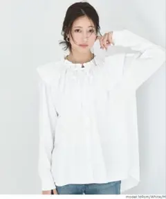 coca ビックカラーチュニックブラウス