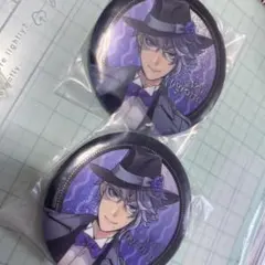 ツイステ　アズール　缶バッジ