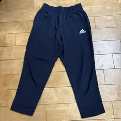 adidas ネイビー スリムフィットパンツ 130