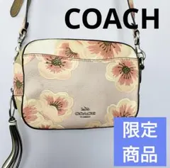【日本限定販売】★希少★コーチ カメラバッグ 肩掛け 桜 花柄 ショルダーバッグ
