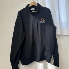 古着　Champion ブラック ジップアップ スウェット 2XL