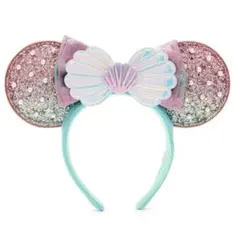 ◆パリディズニー◆アリエル リトルマーメイド カチューシャ スパンコール パール