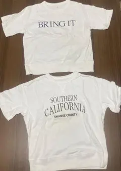 白Tシャツ　120 2枚セット