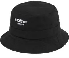 24FW Supreme Classic Logo Crusher Black