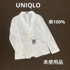 【未使用品】UNIQLO PREMIUM LINEN 100% ジャケットのサムネイル