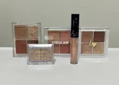 アイシャドウパレット&グリッター　5点セット