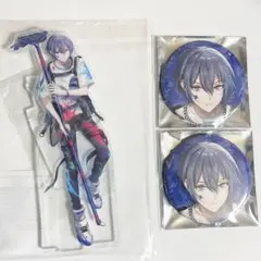 にじさんじ 小柳ロウ アクリルスタンド アクスタ 缶バッジ 1周年