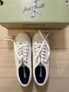 新品未使用 コンバース ジャックパーセル ホワイトスニーカー