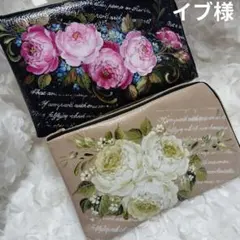 イブ様ご専用♥トールペイント薔薇マルチケース２点