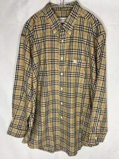 【Burberrys】 バーバリーチェックシャツ XL