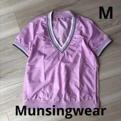 Munsing マンシング レディース 半袖プルオーバー Mサイズ　ピンク