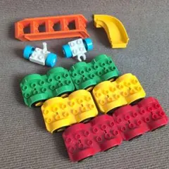新品未使用★LEGOレゴデュプロブロック 互換 車ブロックセット車輪付きパーツ