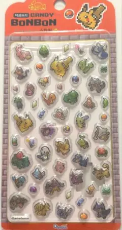 【正規品　韓国限定】ポケモン Candy BonBon ステッカー　ピカチュウ