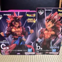 【未開封】一番くじ ドラゴンボール C賞 孫悟空：ゼノ D賞 ベジータゼノのサムネイル