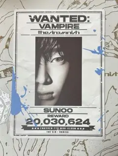 THE SIN : VANISH POP-UP STORE ポスター　ソヌ