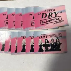 BLACKPINK SUPER 'DRY' ステッカー 12枚