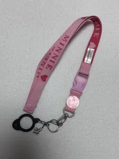 【レア】ミニーマウス ストラップ ピンク