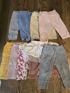 COMME CA ISM、petitmain他 80サイズ レギンス9点セット