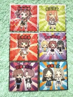 ☆学園アイドルマスターマンチョコシール☆6枚セット☆