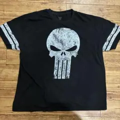 公式 マーベル パニッシャー Tシャツ 3XL 黒 スカル ドクロ 古着アメコミ