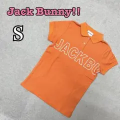 ★中古品★ Jack Bunny!! ポロシャツ　半袖　Sサイズ　オレンジ