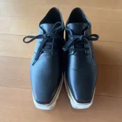 ★値下げ★ステラマッカートニー　エリス　22.5cm 黒　厚底