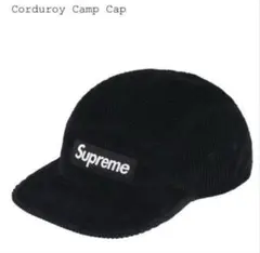 新品未使用　Supreme Corduroy Camp Cap ブラック