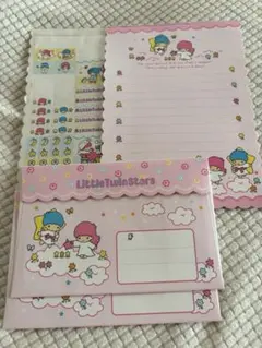 サンリオ　キキララLittleTwinStars レターセット 1997年