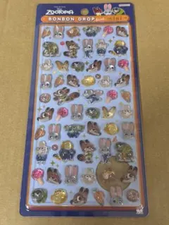 正規品ズートピア　ボンボンドロップシール　ミニ