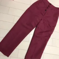 NATURAL BEAUTY BASIC パンツ ボルドー