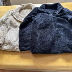 ユニクロ女児フリースジャケット 150サイズ 2色セット
