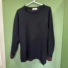 ABAHOUSE 黒・茶色 長袖セーター