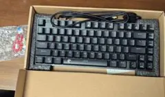 e元素メカニカルゲーミングキーボードZ-88 青軸 英語配列 黒
