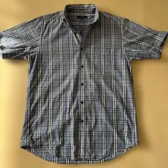 Burberry チェック柄 半袖シャツ M
