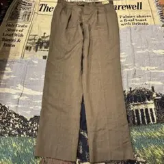Vintage 70s SANSABELT スラックスパンツ ブラウンカーキのサムネイル