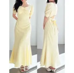 RESEXXY バックオープンマーメイドワンピース