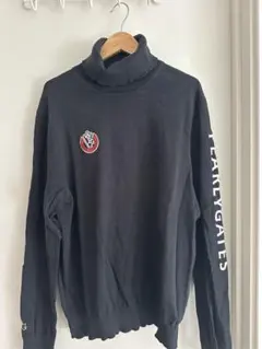 PEARLYGATES ブラック タートルネック　4