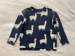 tinycottons タイニーコットン 4y アルパカ カバーオール つなぎ Tiny Cottons Llama Print One Piece (Beige) | Garmentory